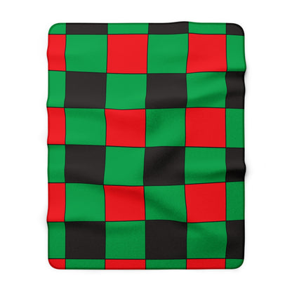 Martinique Retro Check Blanket Throw