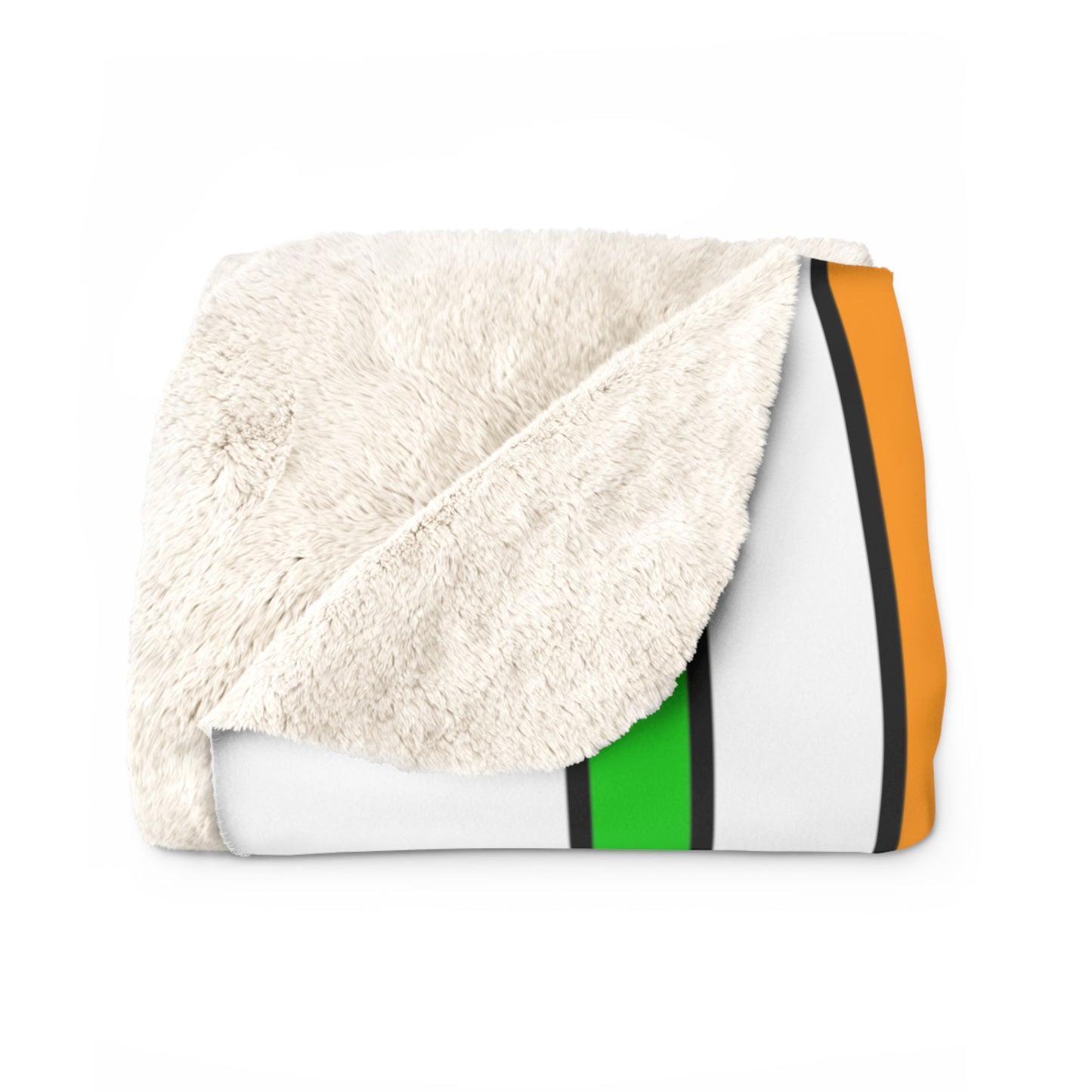 Cote Divoire Retro Stripes Blanket Throw