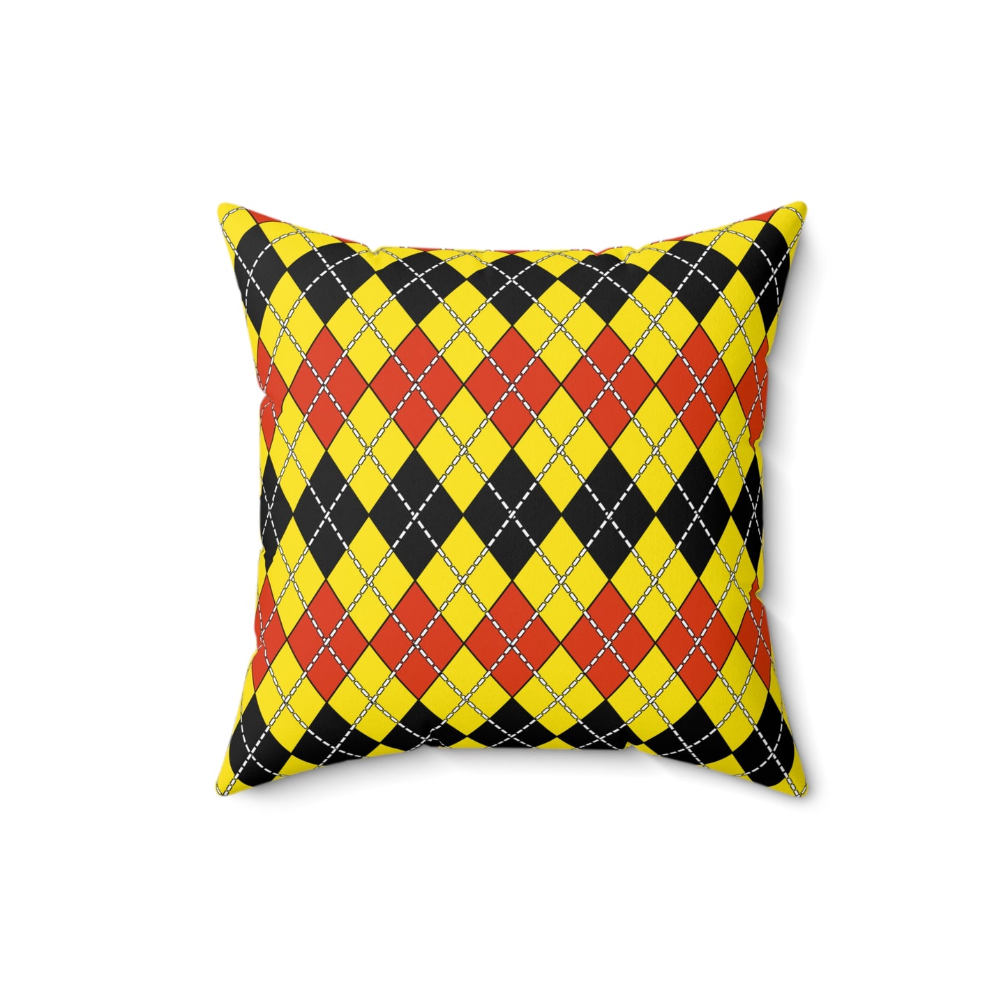 Uganda Retro Argyle Cushion Pillow