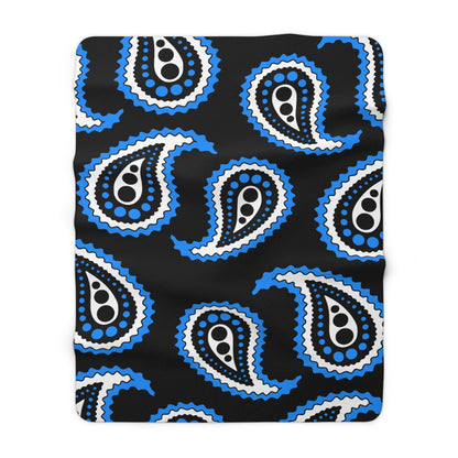 Estonia Retro Paisley Blanket Throw