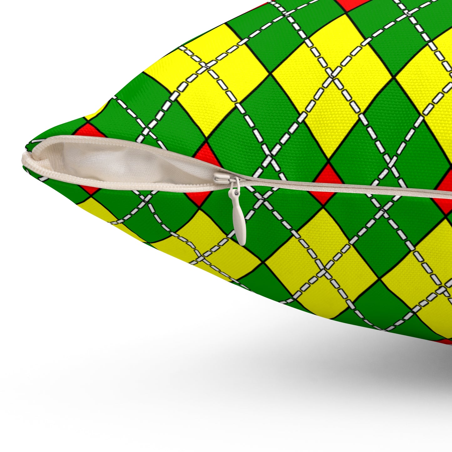 Guinea Retro Argyle Cushion Pillow