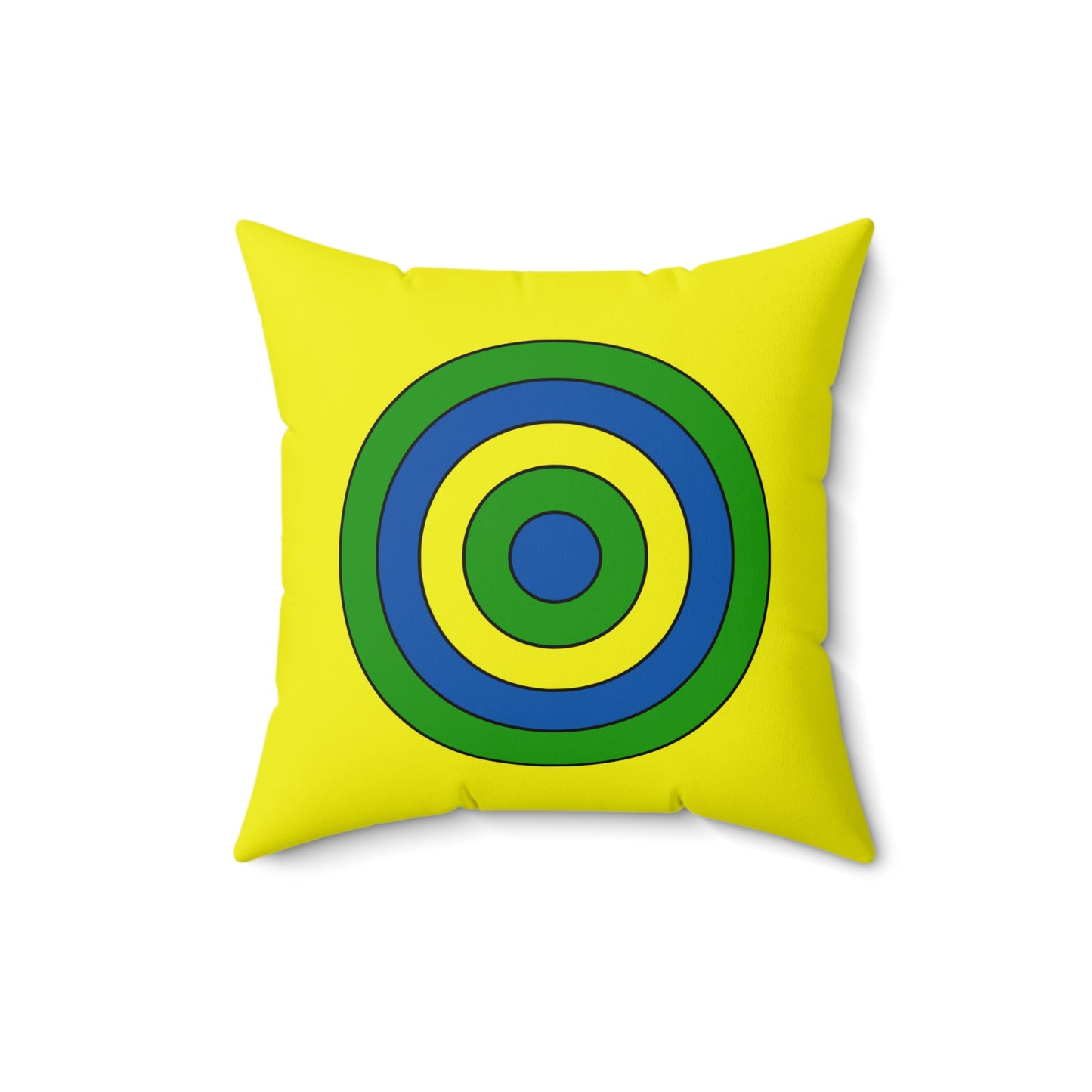 Saint Vincent And The Grenadines Retro Target Cushion Pillow