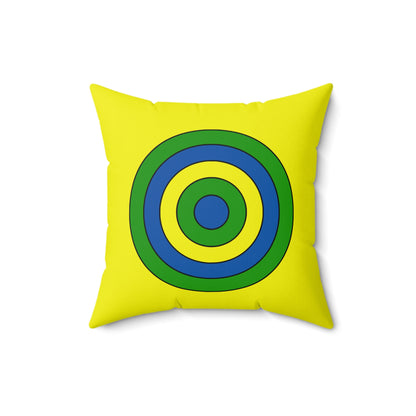 Saint Vincent And The Grenadines Retro Target Cushion Pillow