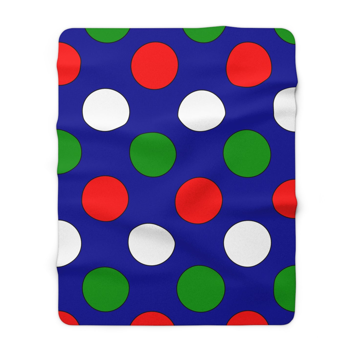 Gambia Retro Polka Dots Blanket Throw
