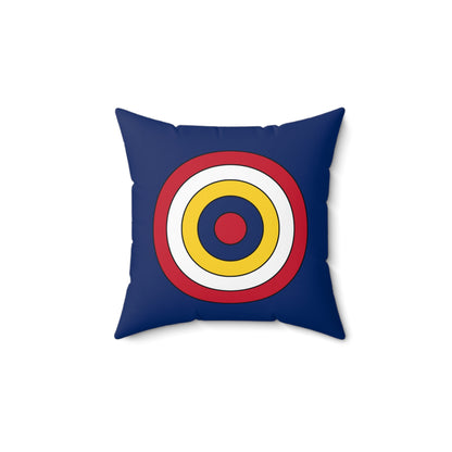 Turks And Caicos Islands Retro Target Cushion Pillow