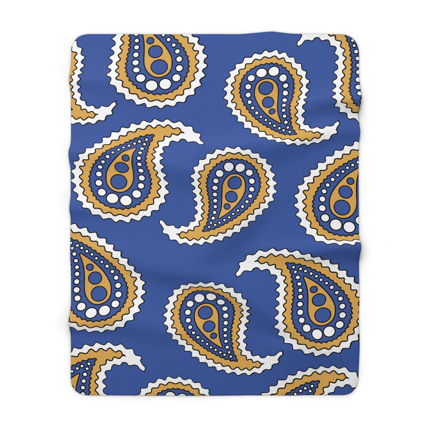 Marshall Islands Retro Paisley Blanket Throw