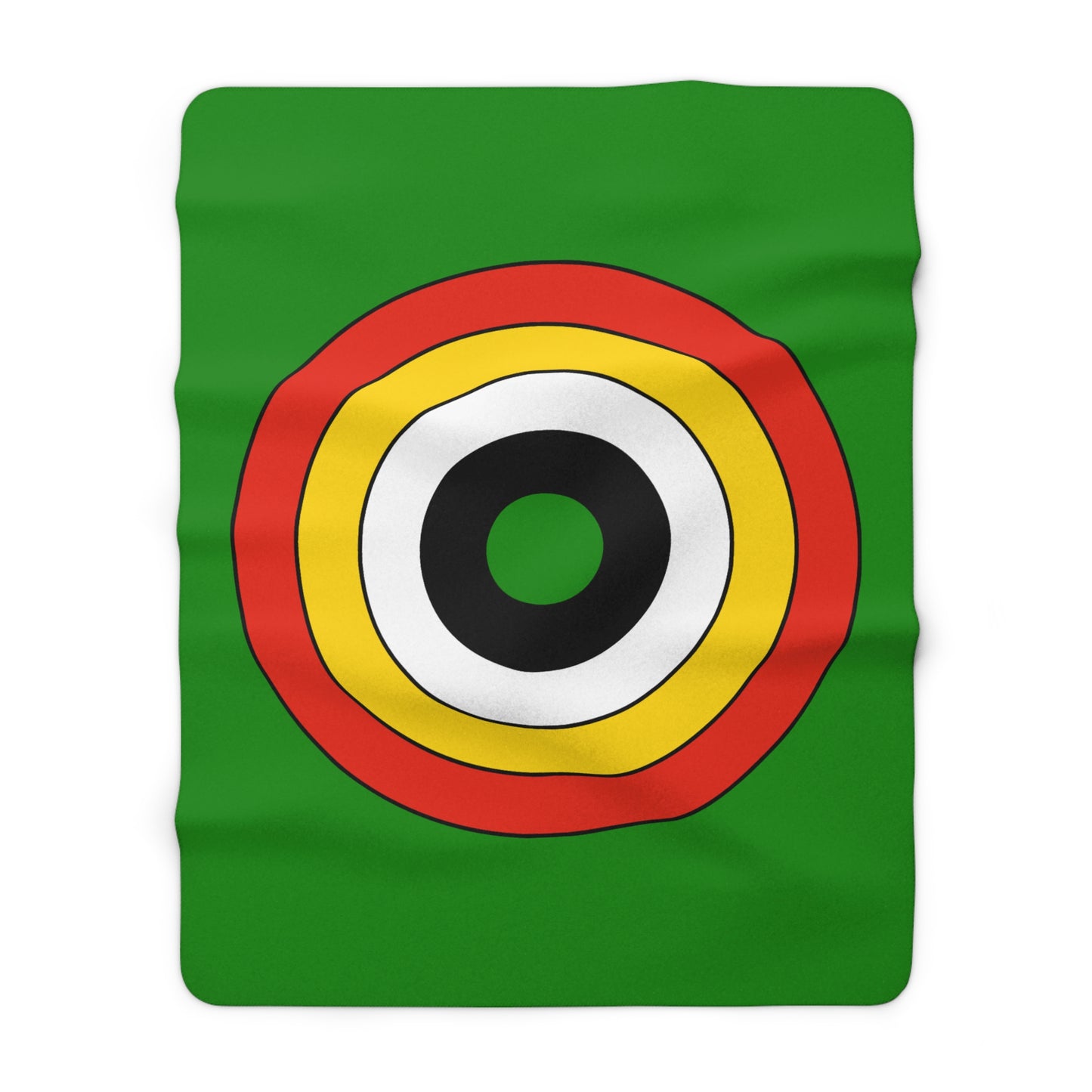 Dominica Retro Target Blanket Throw