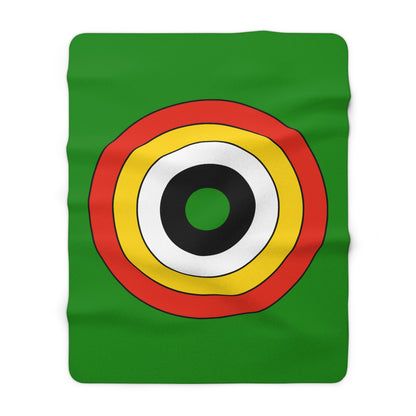 Dominica Retro Target Blanket Throw