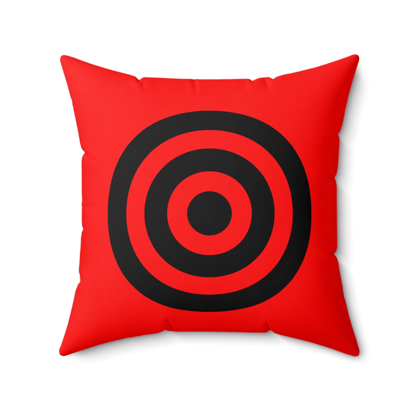 Red, Black Retro Target Cushion Pillow