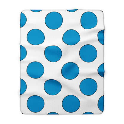 Galicia Retro Polka Dots Blanket Throw