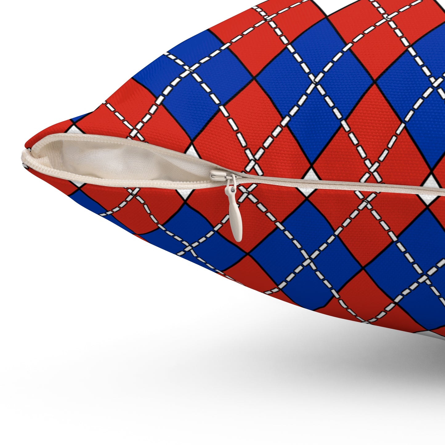 Paraguay Retro Argyle Cushion Pillow