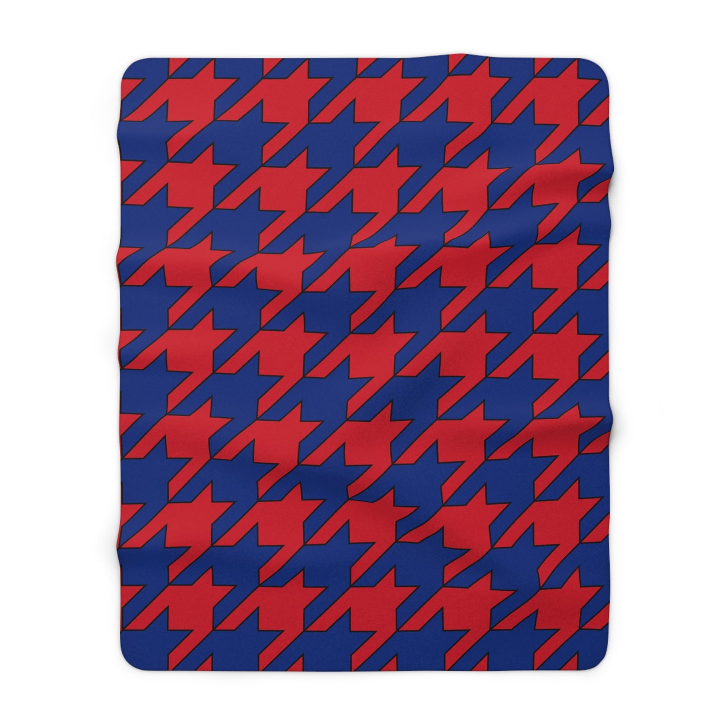 Liechtenstein Retro Houndstooth Blanket Throw