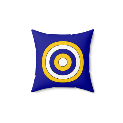 Bosnia And Herzegovina Retro Target Cushion Pillow