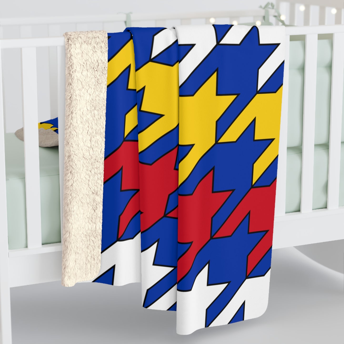 Philippines Retro Houndstooth Blanket Throw