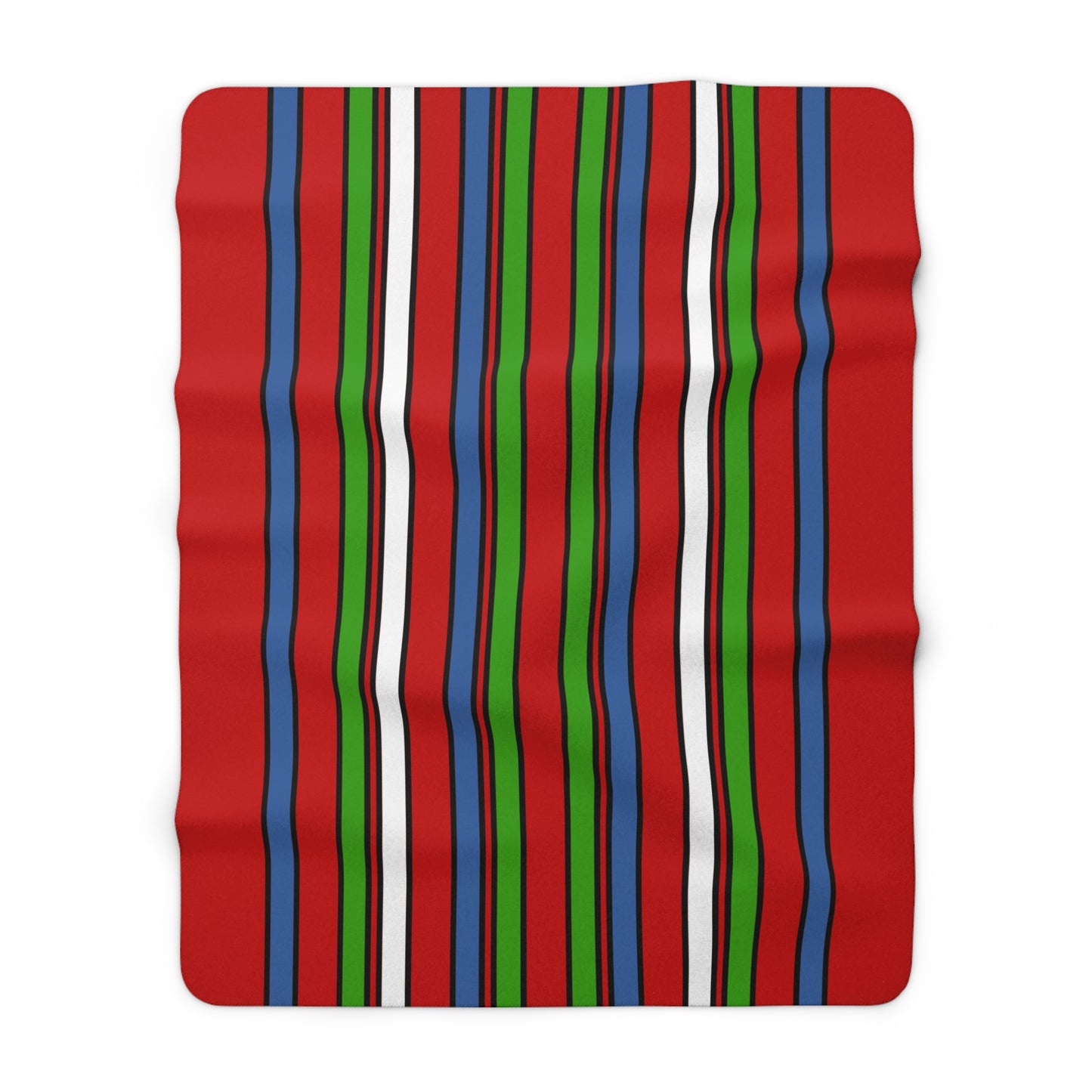 Namibia Retro Stripes Blanket Throw