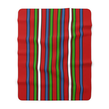 Namibia Retro Stripes Blanket Throw
