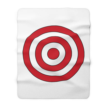 England Retro Target Blanket Throw