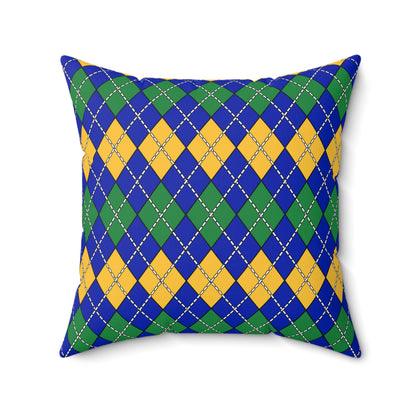 Christmas Island Retro Argyle Cushion Pillow