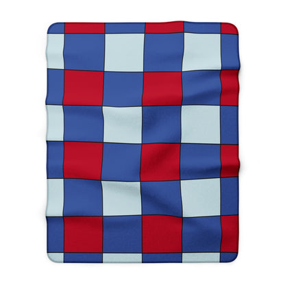 Guam Retro Check Blanket Throw