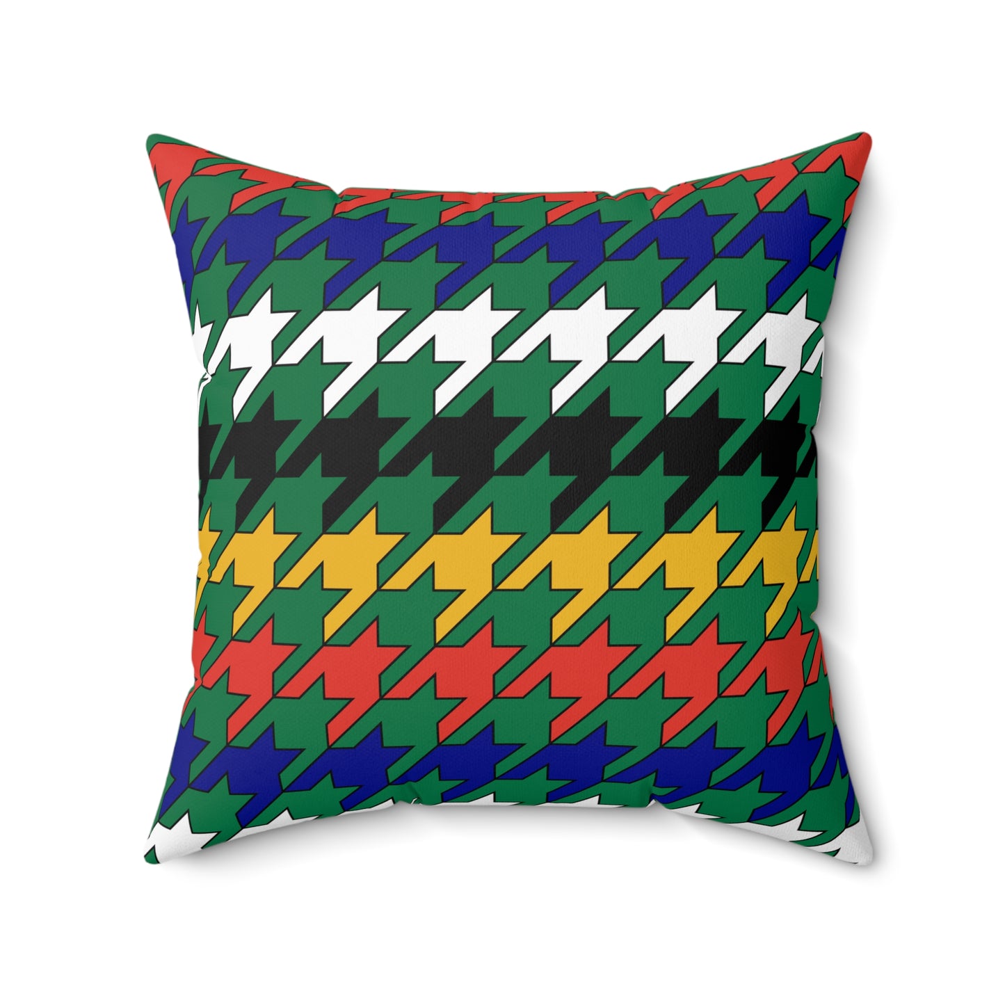 South Africa Retro Houndstooth Cushion Pillow
