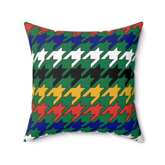 South Africa Retro Houndstooth Cushion Pillow