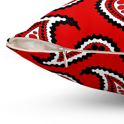 Trinidad And Tobago Retro Paisley Cushion Pillow