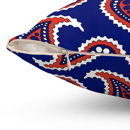 Cabo Verde Retro Paisley Cushion Pillow