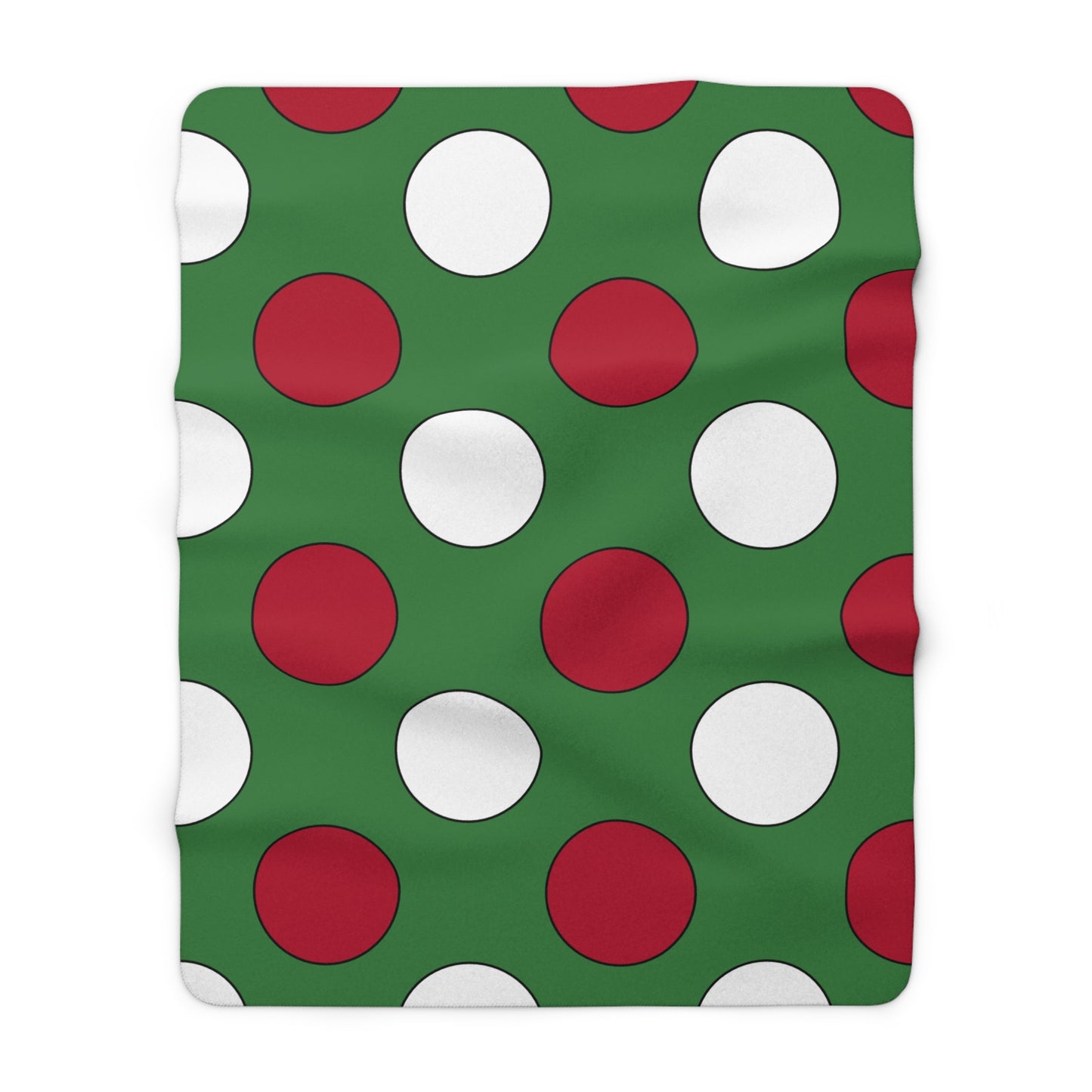 Suriname Retro Polka Dots Blanket Throw