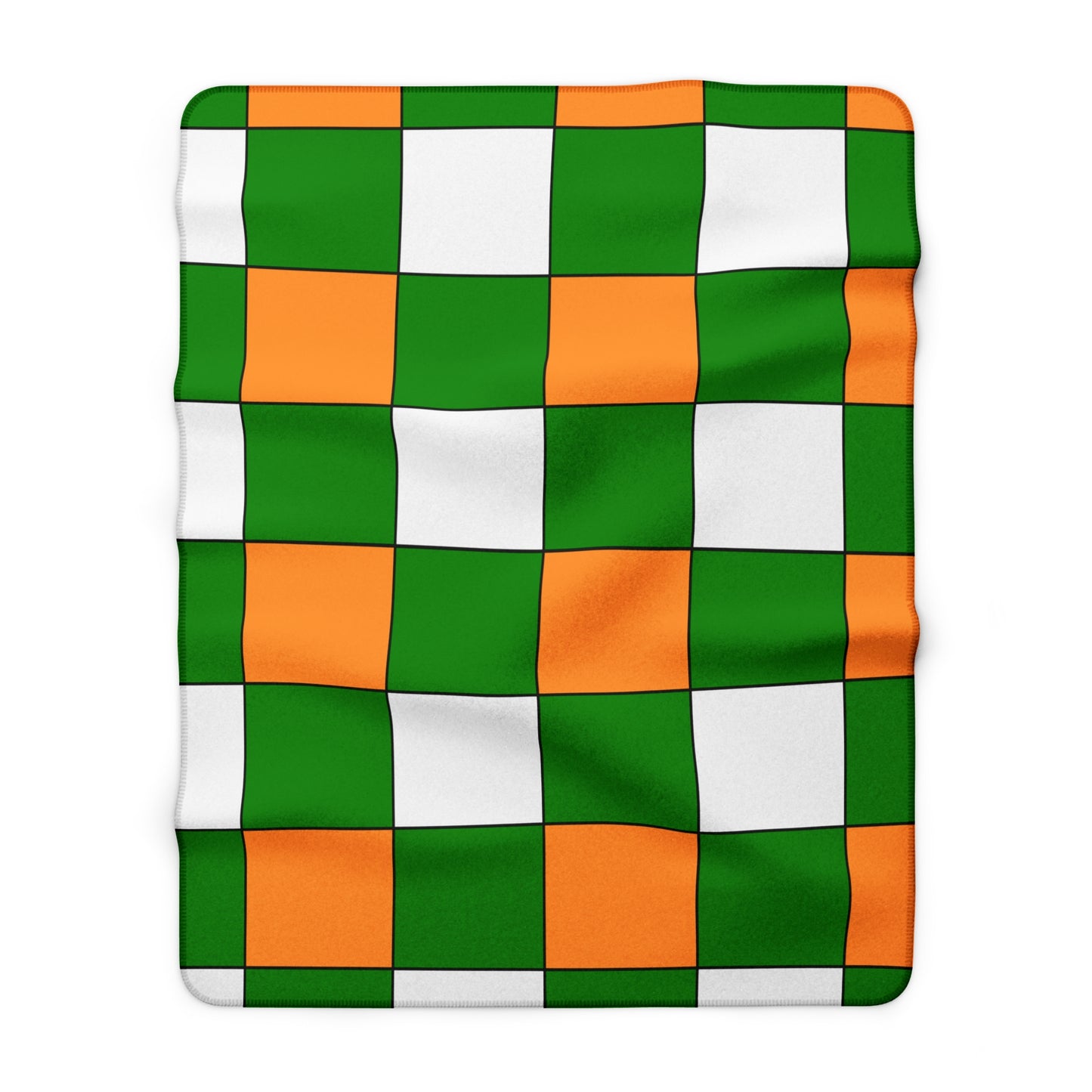India Retro Check Blanket Throw