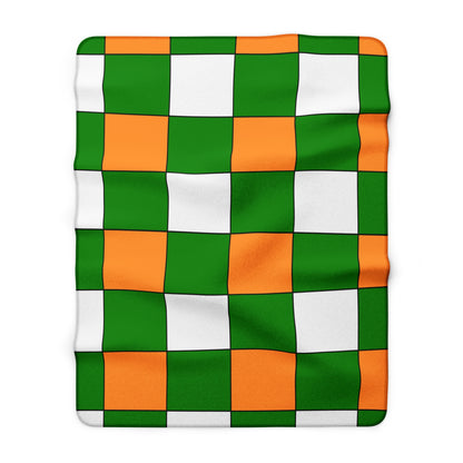 India Retro Check Blanket Throw