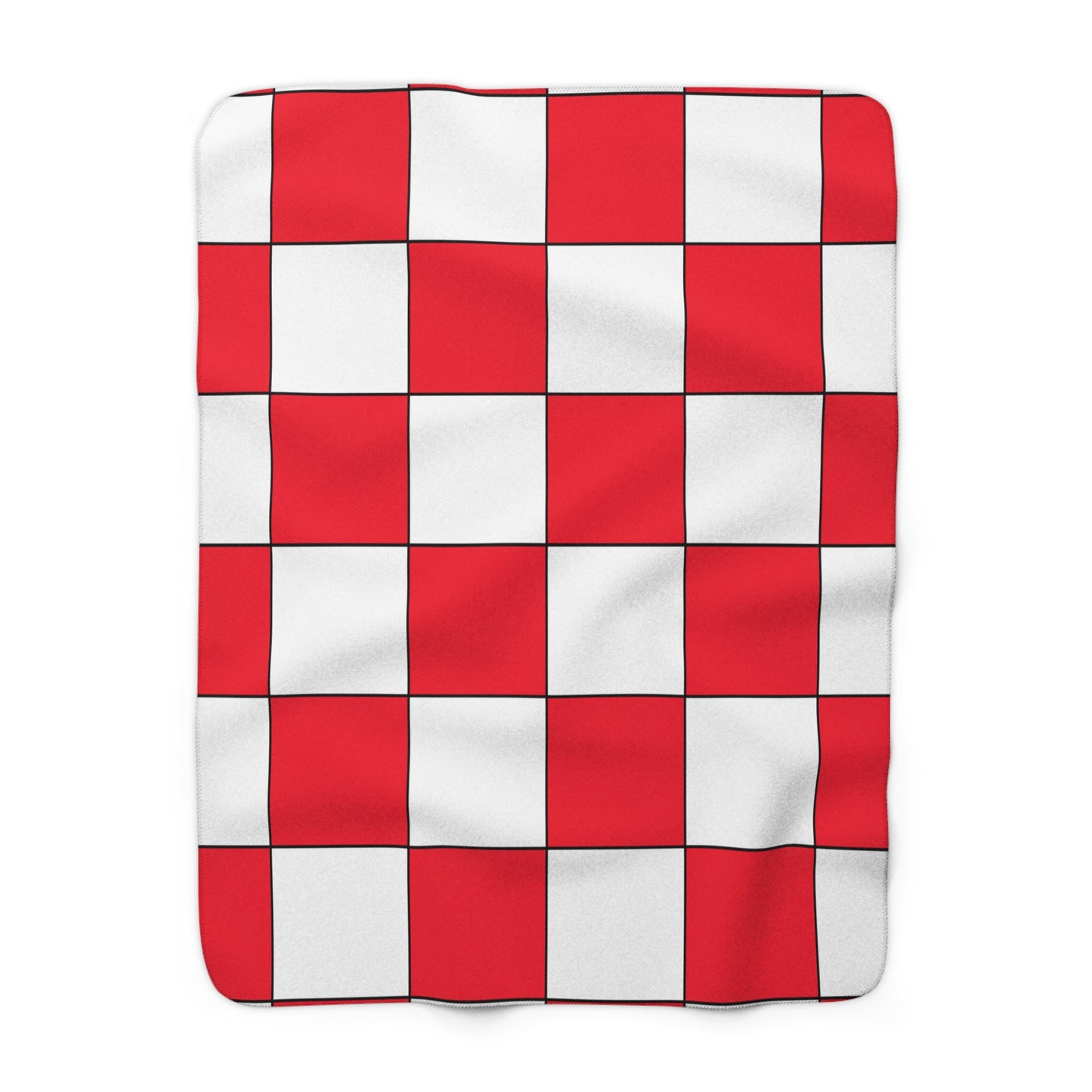 Monaco Retro Check Blanket Throw