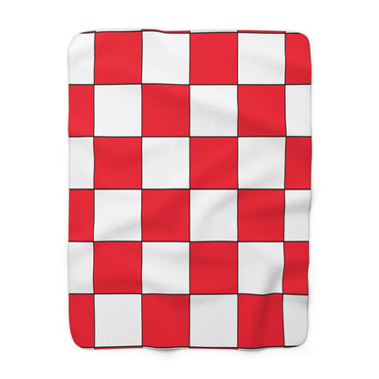 Monaco Retro Check Blanket Throw