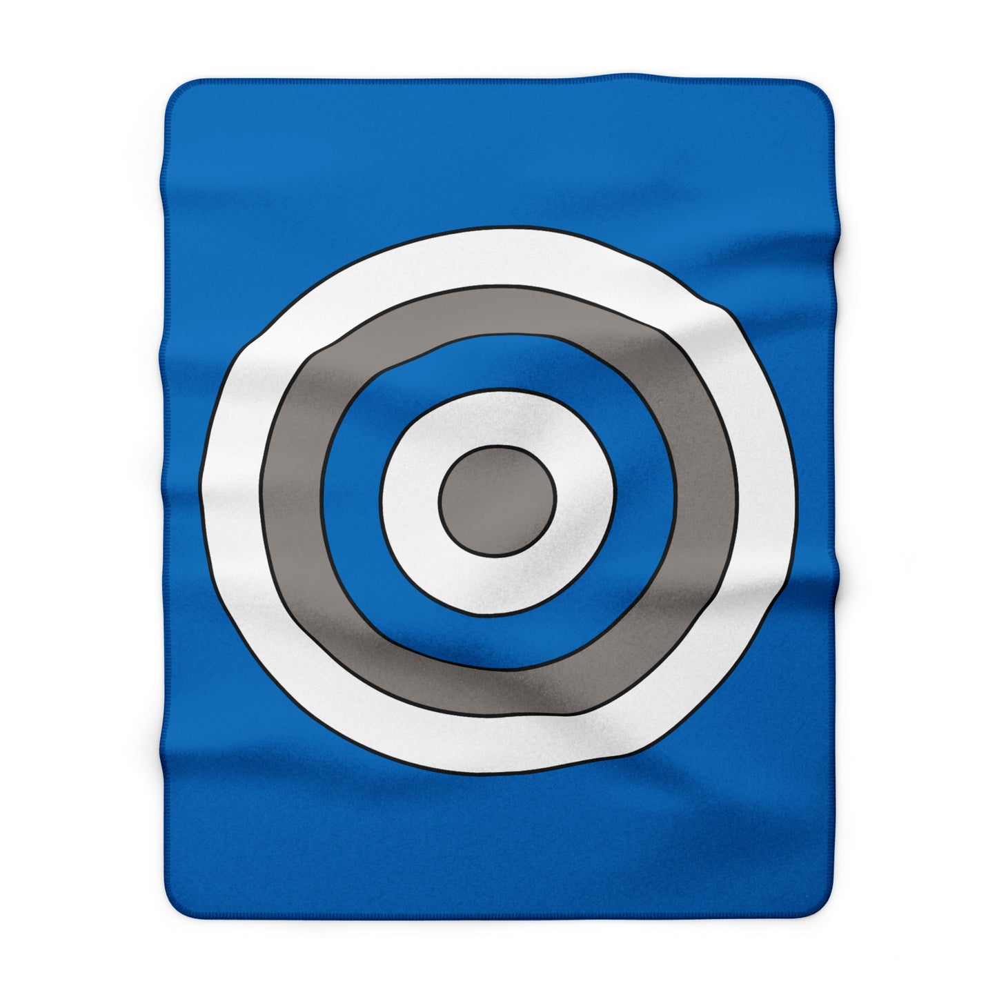 Northern Mariana Islands Retro Target Blanket Throw