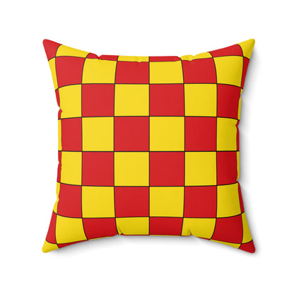 Catalonia Retro Check Cushion Pillow