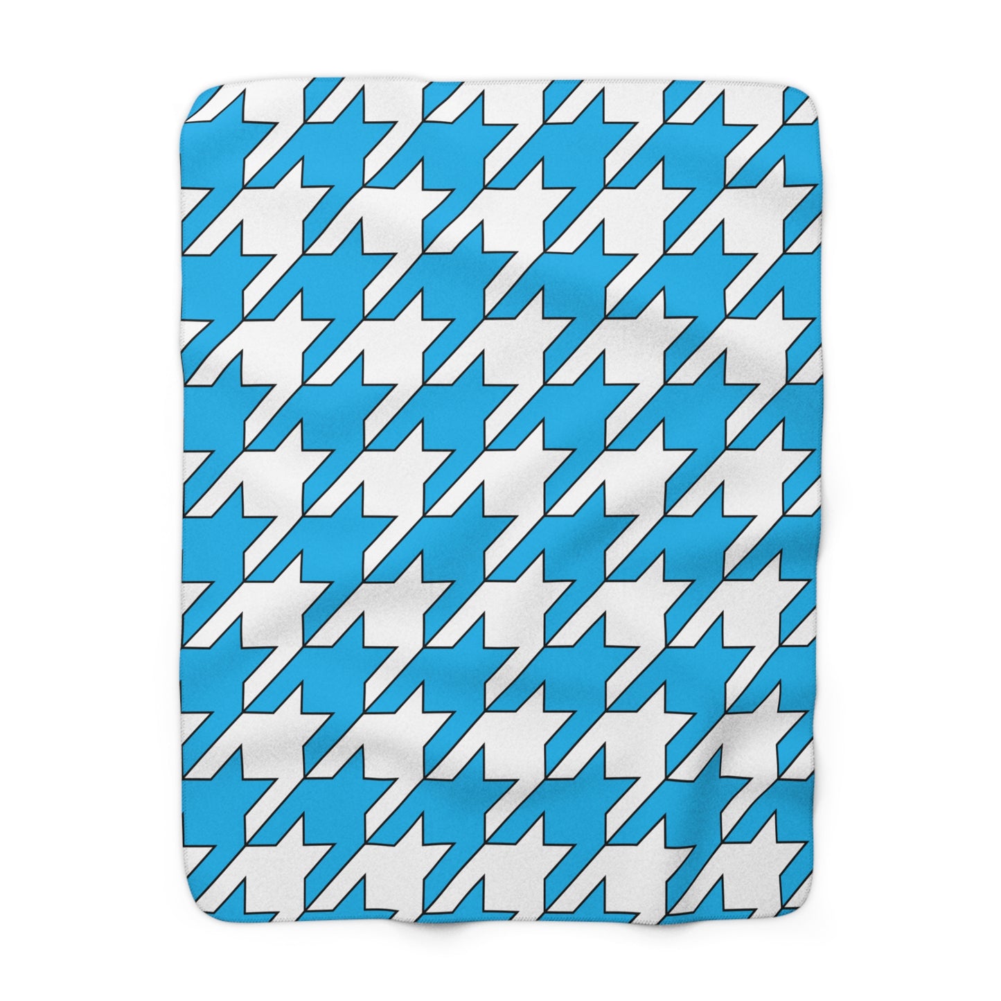 San Marino Retro Houndstooth Blanket Throw