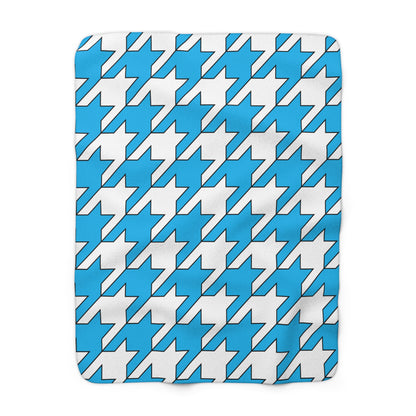 San Marino Retro Houndstooth Blanket Throw