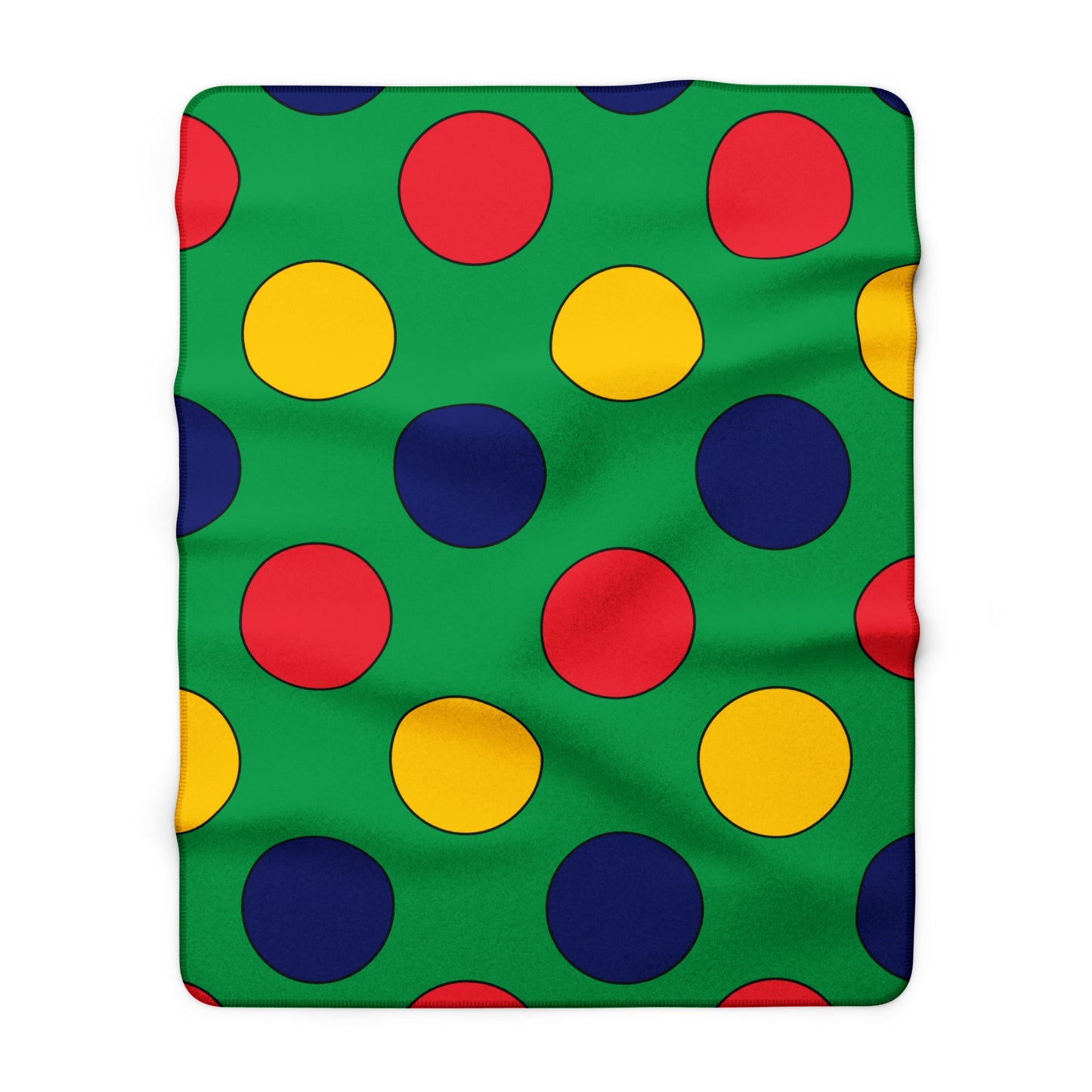 Mauritius Retro Polka Dots Blanket Throw