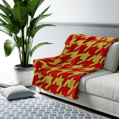 Montenegro Retro Houndstooth Blanket Throw