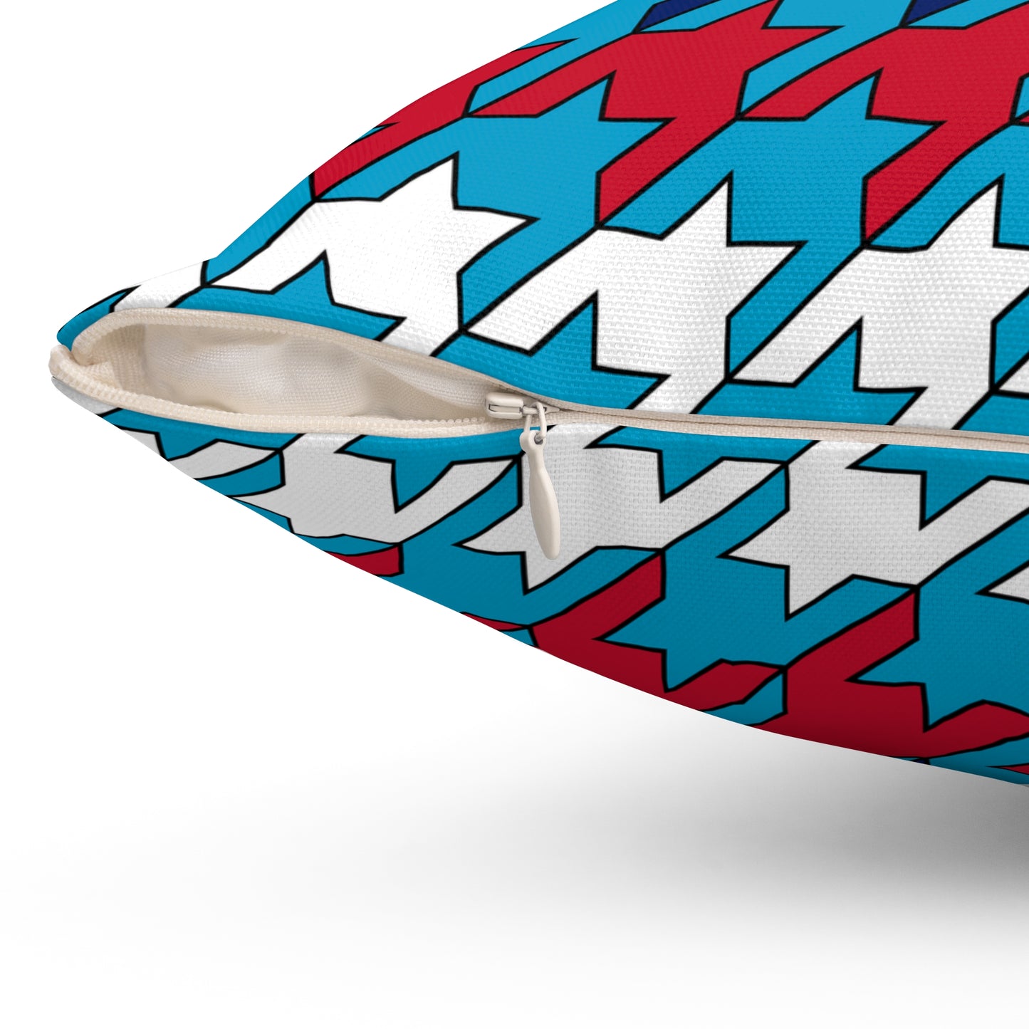 Tuvalu Retro Houndstooth Cushion Pillow