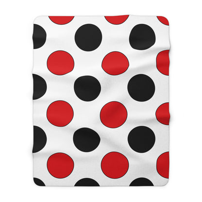 Gibraltar Retro Polka Dots Blanket Throw