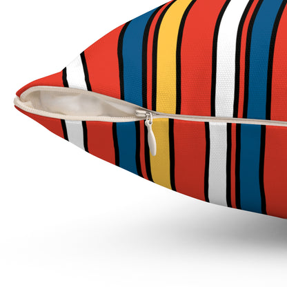 Kiribati Retro Stripes Cushion Pillow