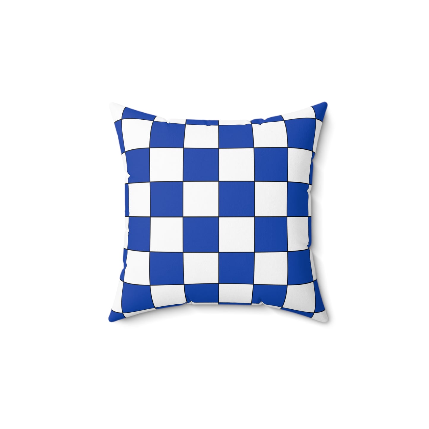 El Salvador Retro Check Cushion Pillow