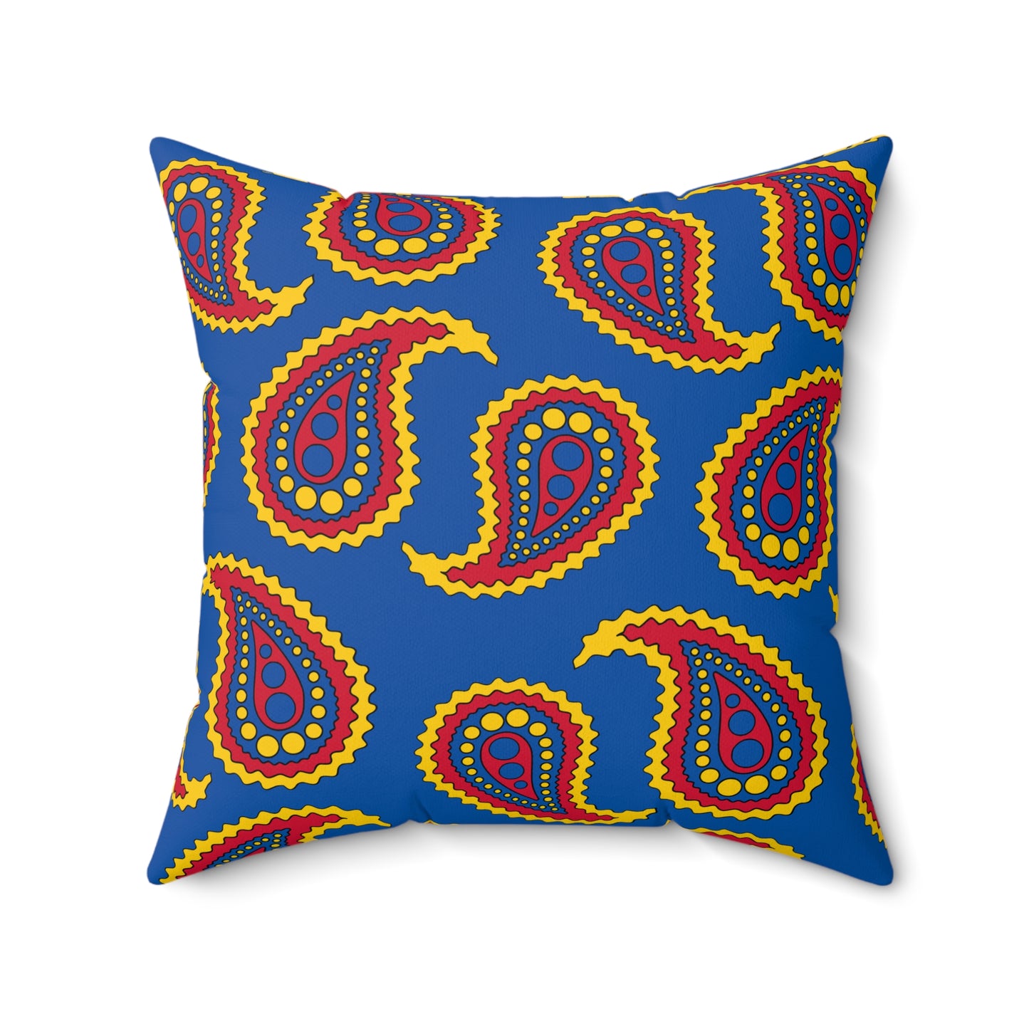 Aland Islands Retro Paisley Cushion Pillow