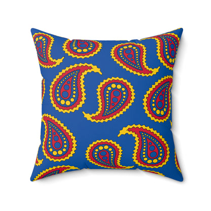 Aland Islands Retro Paisley Cushion Pillow