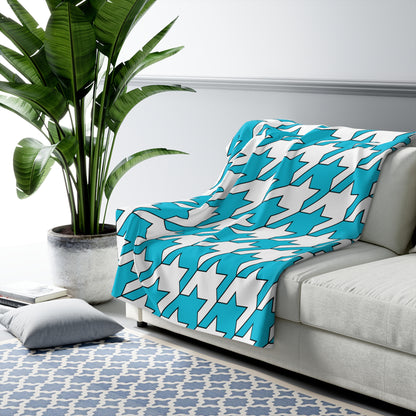 Honduras Retro Houndstooth Blanket Throw