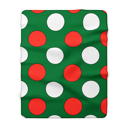 Madagascar Retro Polka Dots Blanket Throw
