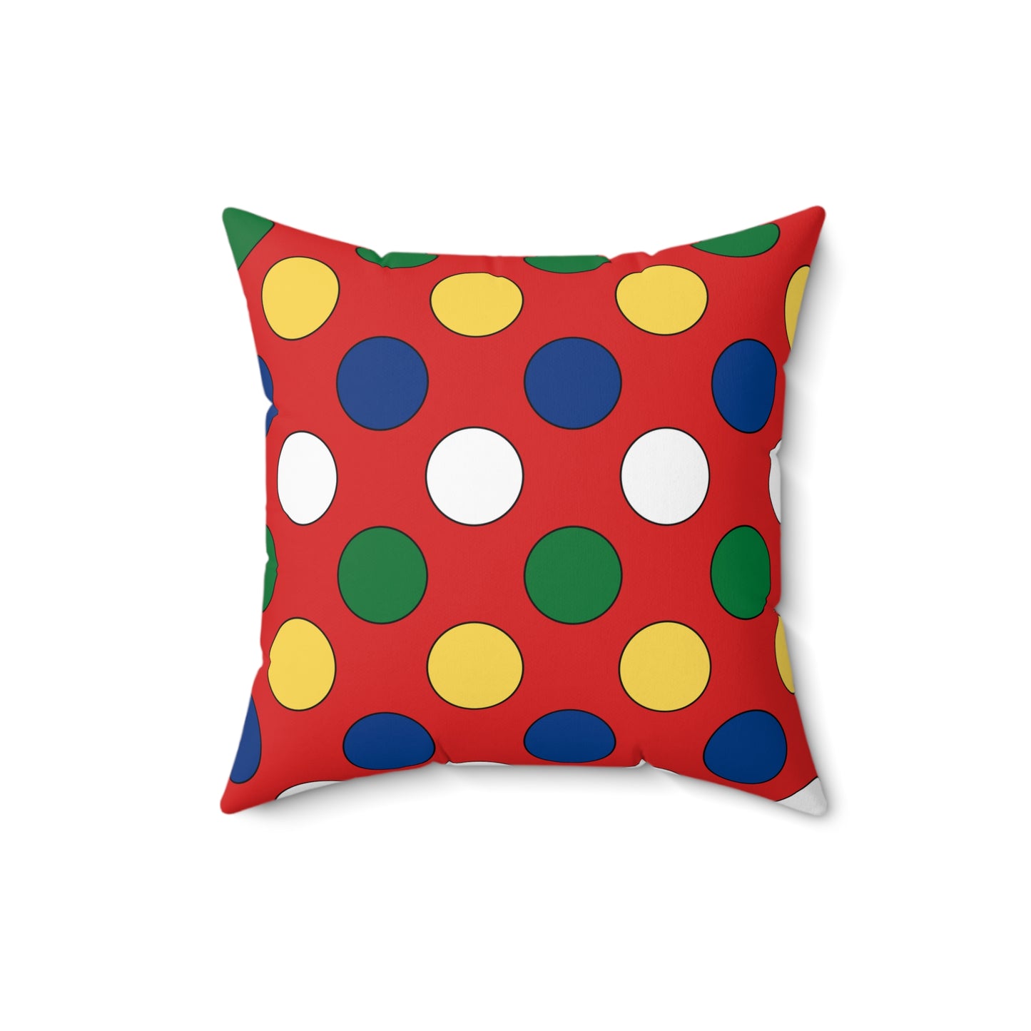 Seychelles Retro Polka Dots Cushion Pillow