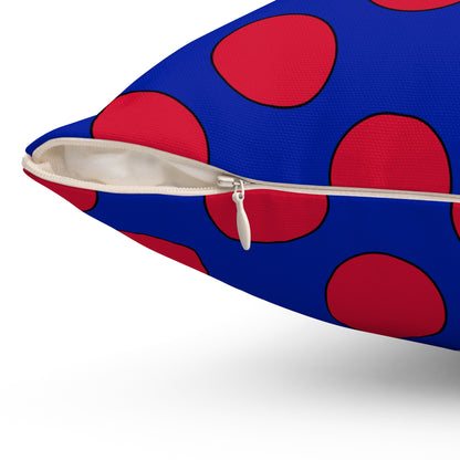 Haiti Retro Polka Dots Cushion Pillow