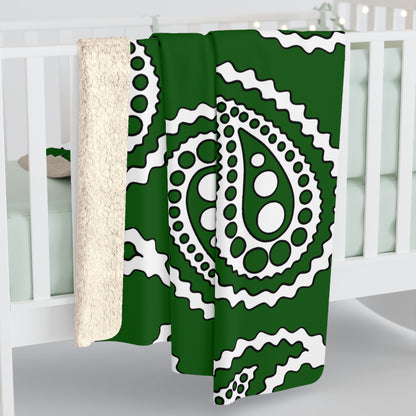 Pakistan Retro Paisley Blanket Throw
