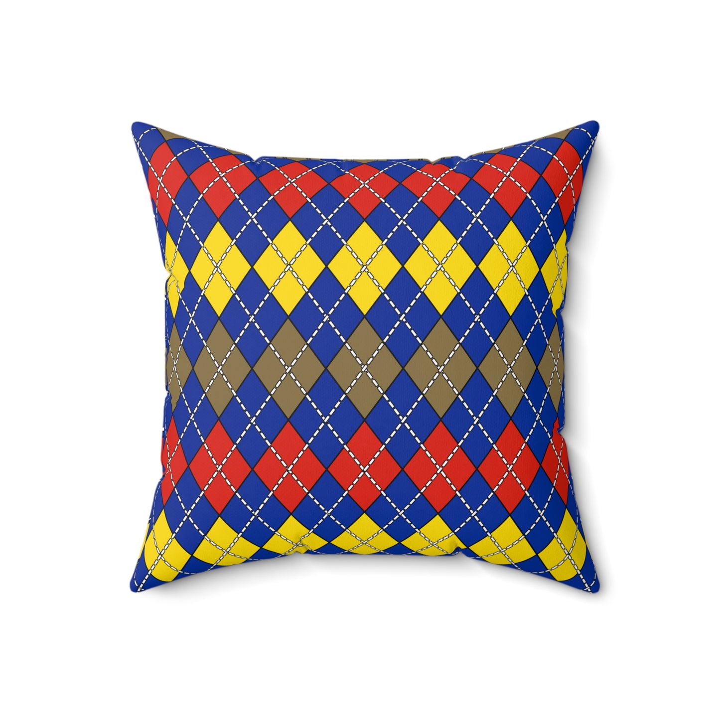 Moldova Retro Argyle Cushion Pillow